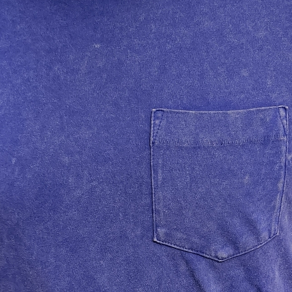 American Eagle Outfitters Purple Acid Wash Pocket Tee Size XS - Picture 4 of 7